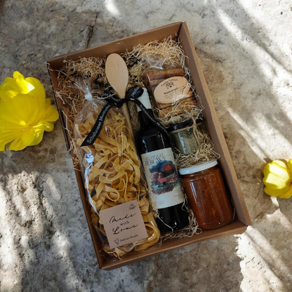 Geschenkkorb "Spagetti Plausch"