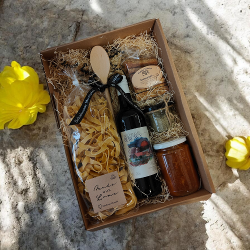 Geschenkkorb "Spagetti Plausch"