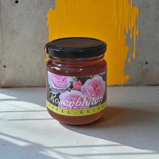 Rosenblüten Apfel-Gelèe